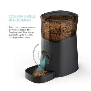 4L/6L Camera Video Automatic Pet Feeder Smart Schedule