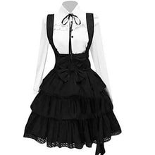 Black Lolita Princess Skirt Suit Costume