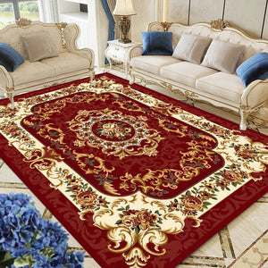 Gorgeous Washable European Style Traditional Pattern Area Rug