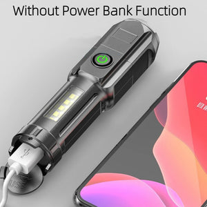 High Power Portable Telescopic Focusing Flashlight