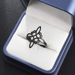 Witch Knot Cuff Stainless Steel Bracelet