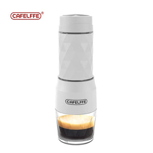 Cafelffe 3 In1 Portable Coffee Machine Manual Espresso Maker For Capsule & Ground Hand Press Brewer