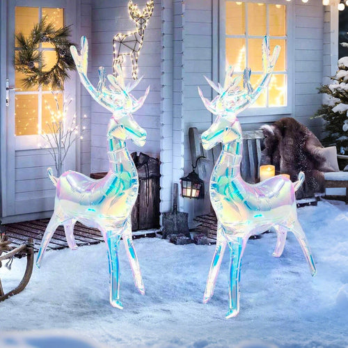 3d Laser Transparent Deer Balloon