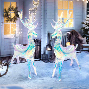 3d Laser Transparent Deer Balloon