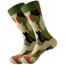 Happy Colorful Striped Combed Cotton Socks