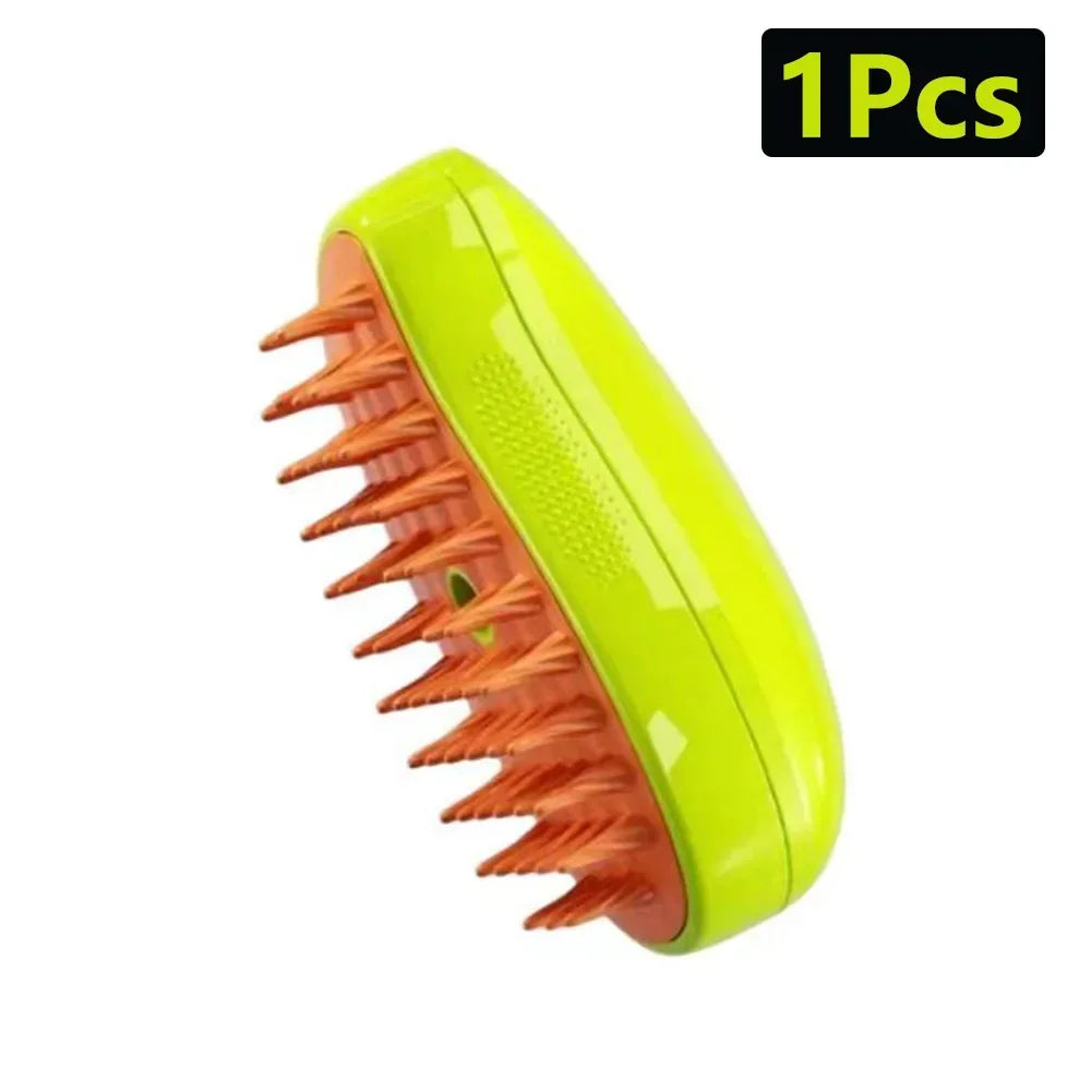 3 in 1 Steam Brush Steamy Built-in Electric Spray Hair Removal Comb