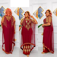 Fake Two-Piece Traditional African Dress