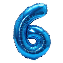 32inch Rainbow Gradient Number Foil Balloons
