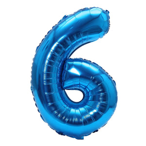 32inch Rainbow Gradient Number Foil Balloons