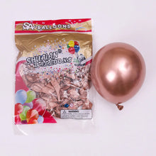 50 pcs 5" Chrome Metallic Helium Balloons