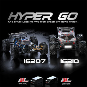 Remote Control Model 1:16 2.4G Brushless 80KM/H Metal Off Road Drift Car