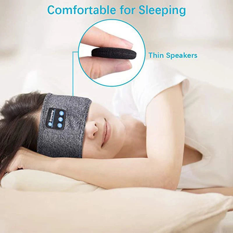 Wireless Bluetooth Stereo Headband Earphones With Mic