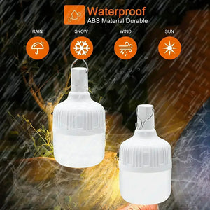 60W Emergency USB Rechargeable LED Light Bulb Lantern