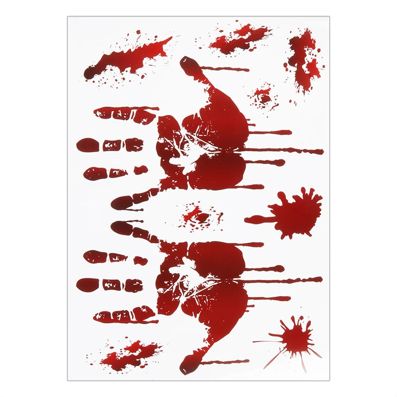 Halloween Bloody Window Stickers