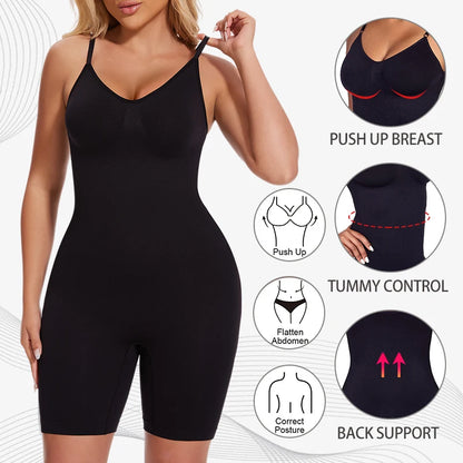 Tank Top Style Tummy Control Full Body Anti Chafing Shaper