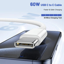 2-Pack IPhone 15 Fast Charging Block With 10FT USB C To C Cable