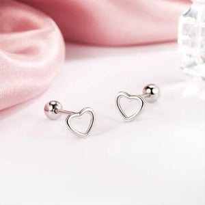 925 Silver Needle Piercing Helix Stud Earrings