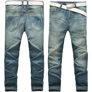 Washed Ripped Patchwork Jeans