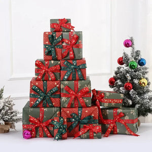 12 Sheets 75*50CM Christmas Kraft Paper