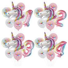7pcs Unicorn Themed Party Balloons