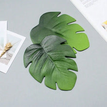 Plant Turtleback Leaf Placemat Waterproof Non-slip Anti-scald Decorative Mat