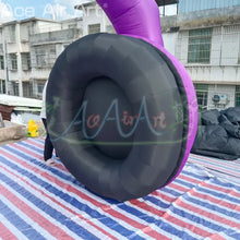 4mW Giant Inflatable Purple Headphone Replica with Lights