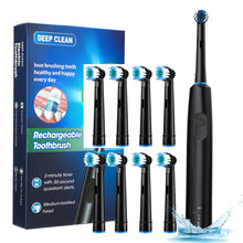 Electric Rotary Tooth Brush With Timer and 8 Heads