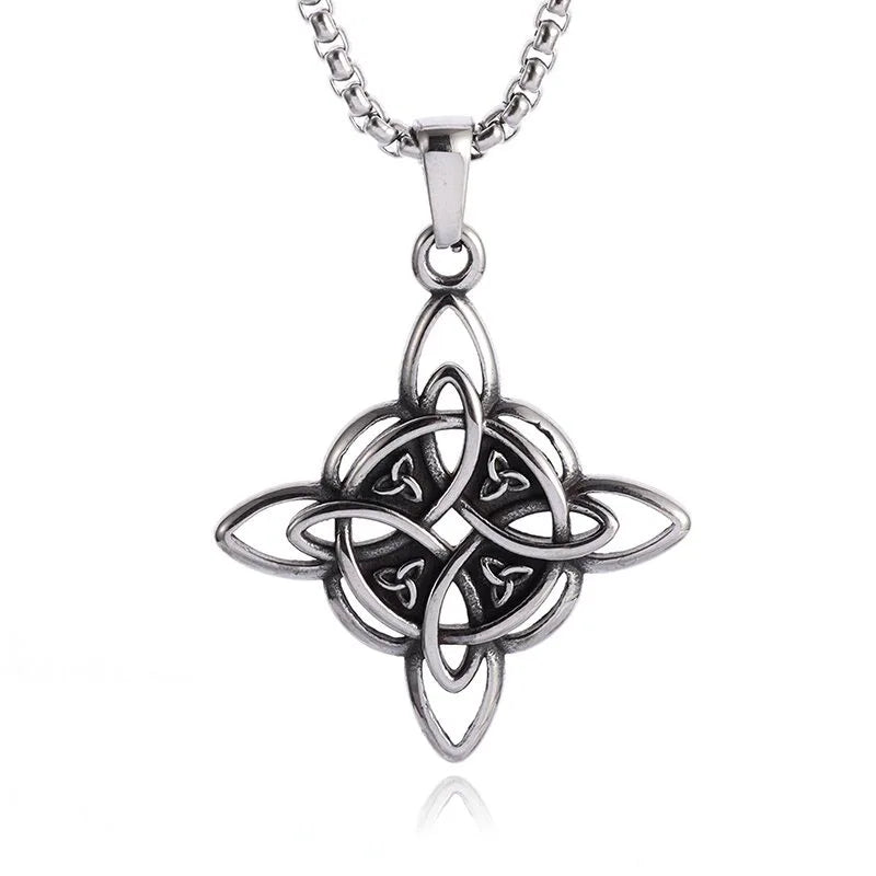 Witch Knot Cuff Stainless Steel Bracelet