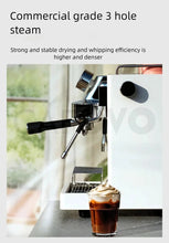 CAFOVO CM6005 Commercial Espresso Machine 3100W Dual Pump Triple Boiler PID Temperature Control 3-Hole Steam Wand