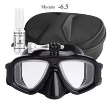 Tempered Lends Diving Mask with GoPro Mount