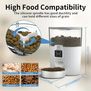 PAPIFEED Automatic Pet Feeder with Wi-Fi Remote
