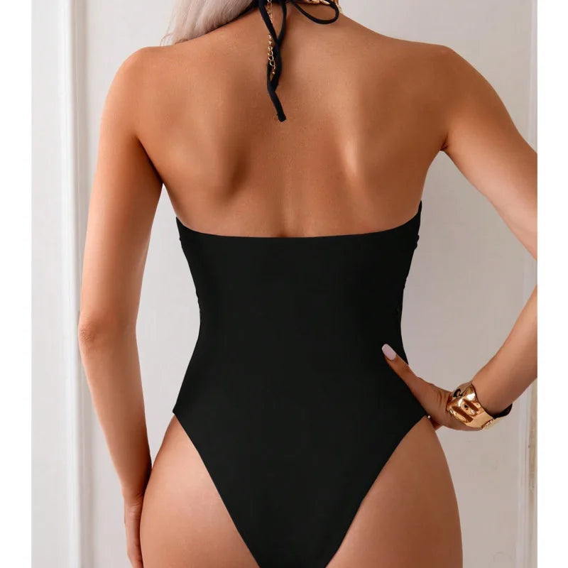 One-Piece Closed Women's Bathing Suit