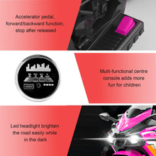 Electric 12V Battery Powered Motorcycle with LED Lights and Music