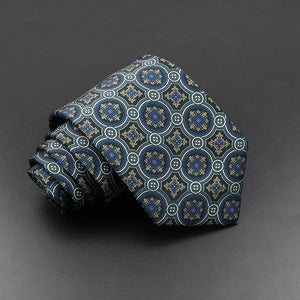 Silk 7.5cm Soft Colorful Novelty Necktie
