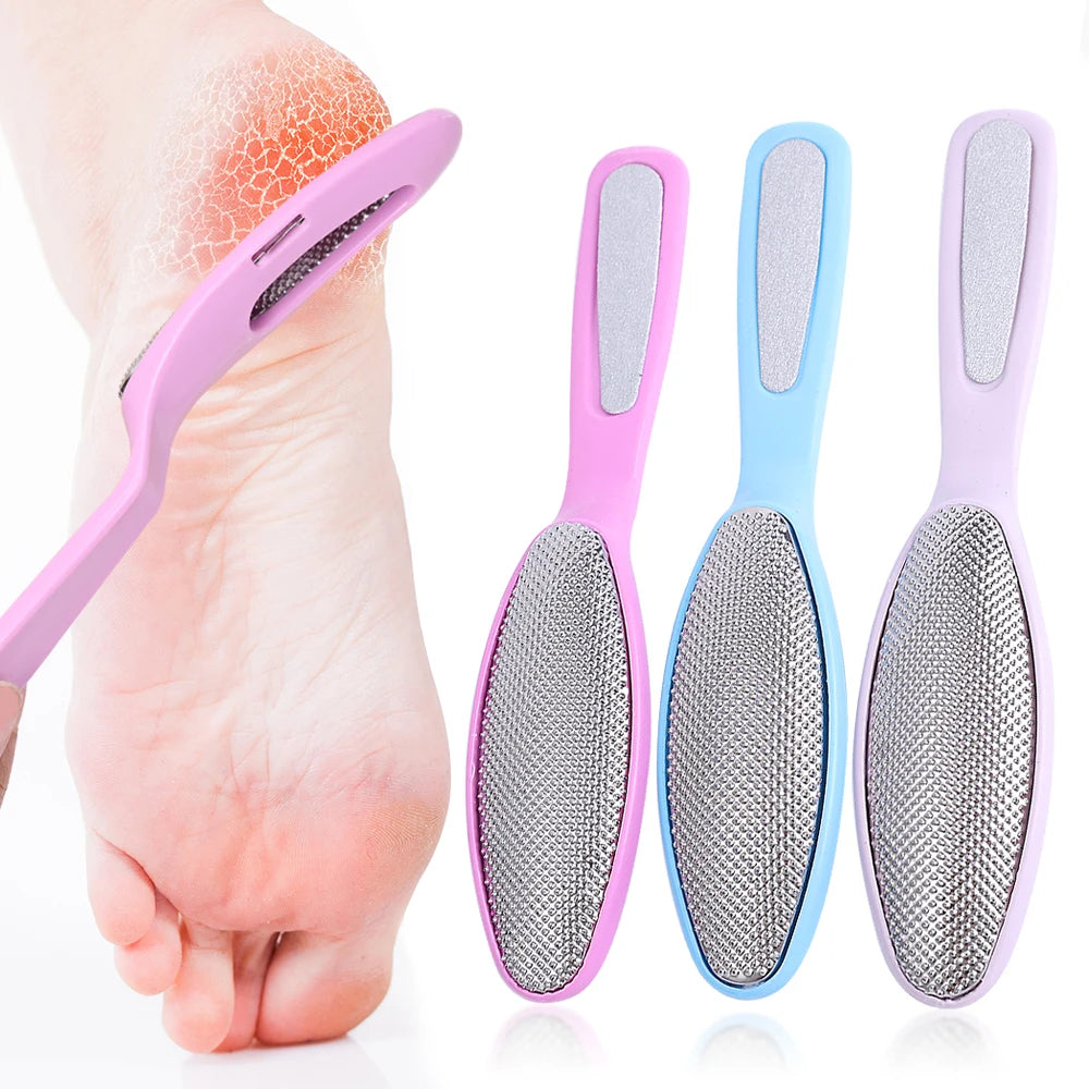 Double-headed Stainless Steel Foot Rubbing Grindstone