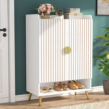 Tribesigns 7-Tier Shoe Cabinet with Doors