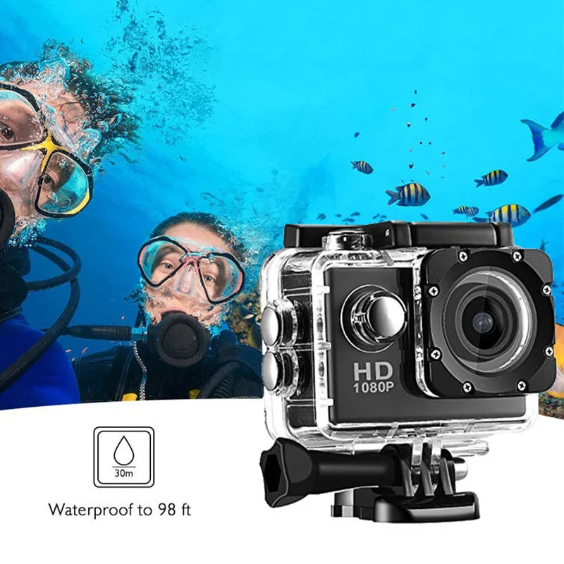 4K Ultra HD 3MP 900mAh Underwater Waterproof Action Camera