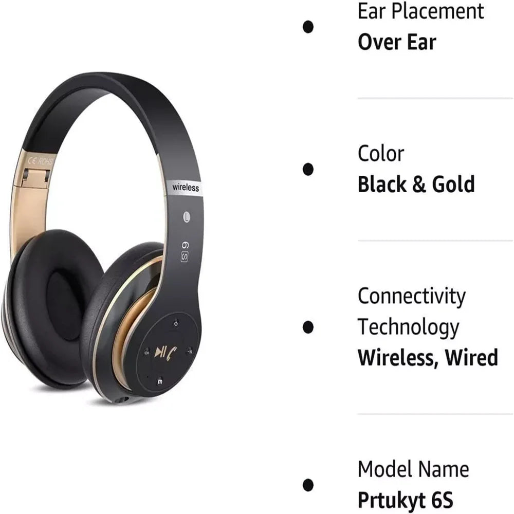 Wireless Bluetooth Noise Cancelling Stereo Earphones