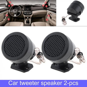 2 Pcs 500W Pre-Wired Tweeter Speakers Car Audio System