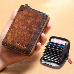 Rfid Genuine Leather Wallet