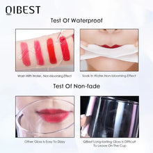 QIBEST Velvet Matte Lip Gloss Liquid Lipstick