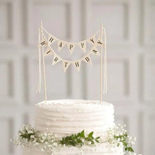 Birthday Cake Flag Topper Decoration