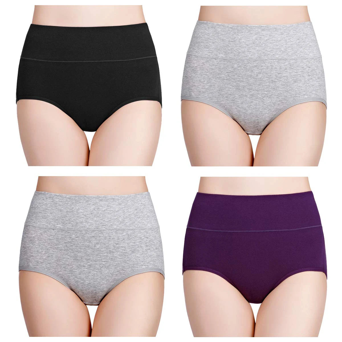 High Waist Cotton High-Waist Abdominal Briefs