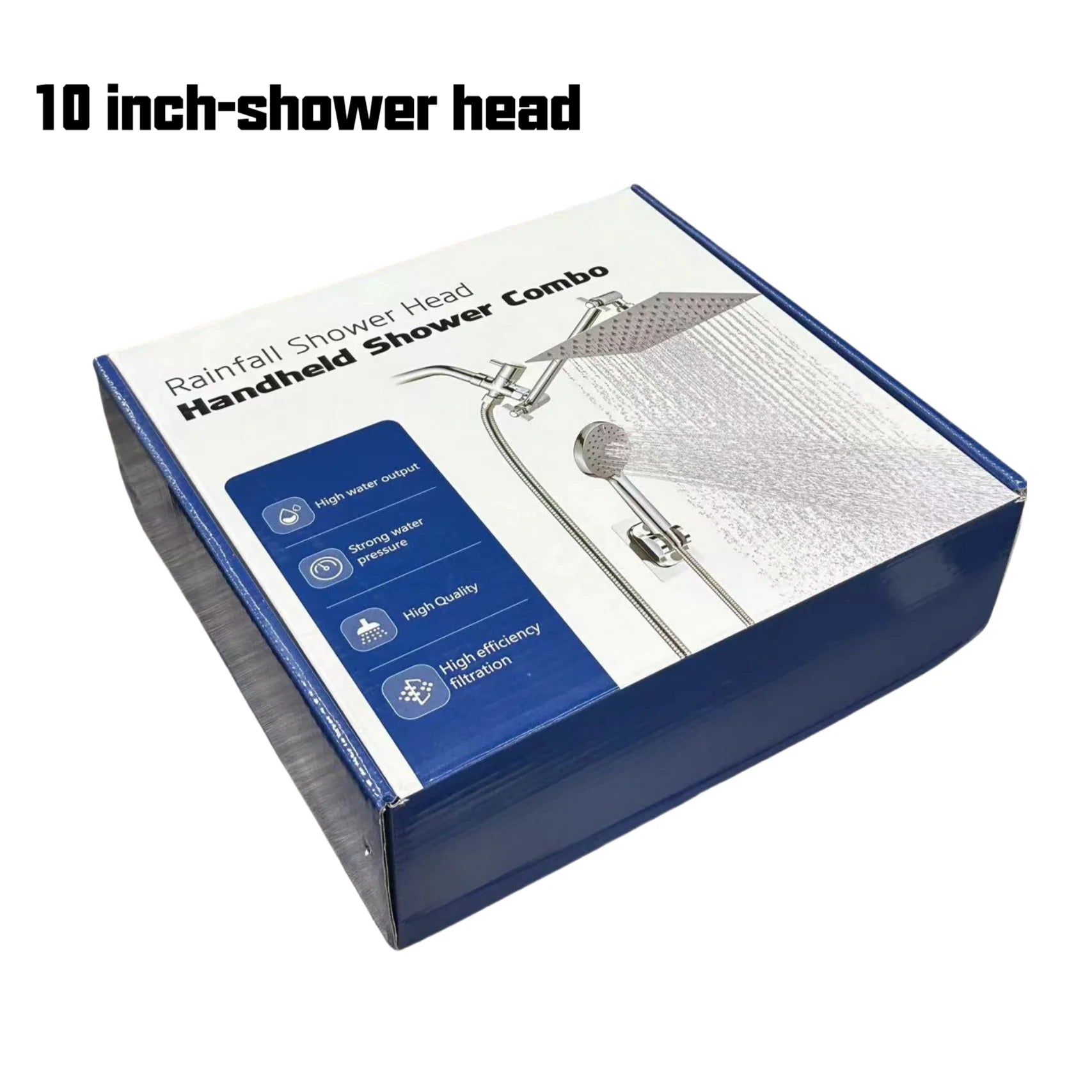 Rain Shower Head with Handheld Shower Combination