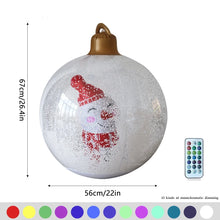 Giant Inflatable Christmas Ball With Lights