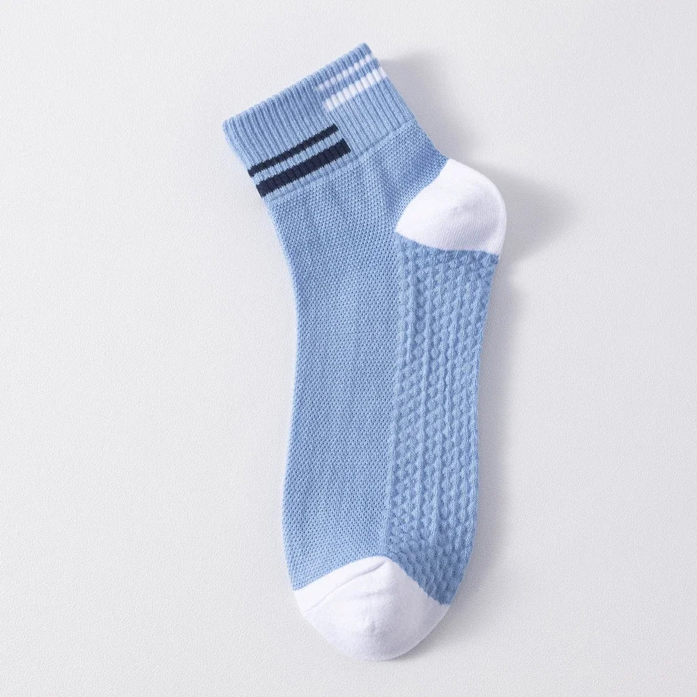 6 Pairs  Cotton Middle Thin Socks