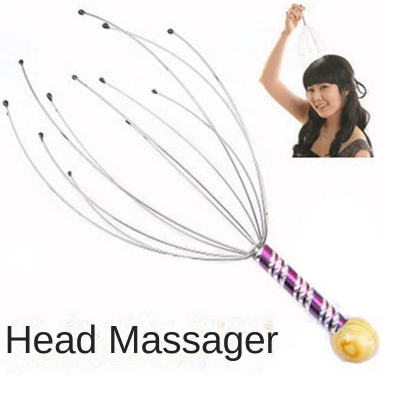 Head Massager Head Scratching Octopus Tool