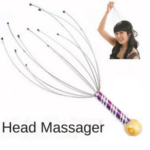 Head Massager Head Scratching Octopus Tool