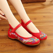 Retro Embroidered Anti-Skid Ballet Shoes