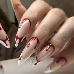 24pcs Mid Length Removable Wear Full Cover Nails